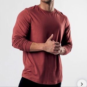 Alphalete Shirt Mens Medium Lifestyle Fit Athletic Sporty Casual Gym Long Sleeve